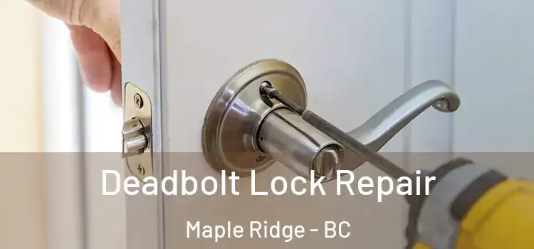 Deadbolt Lock Repair Maple Ridge - BC