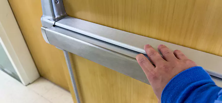 Installing a Push Bar on a Door Maple Ridge