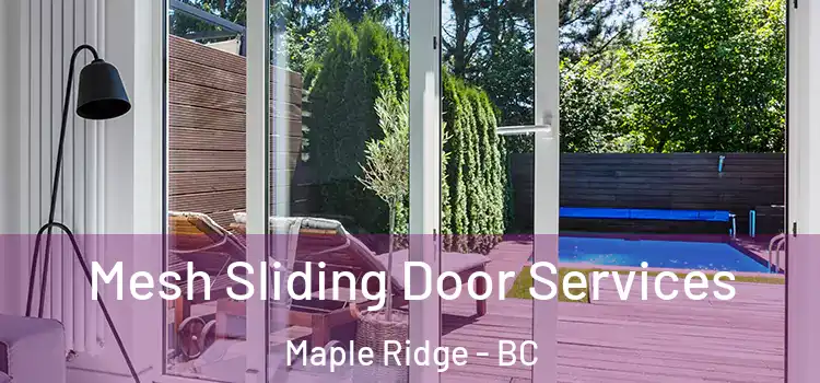 Mesh Sliding Door Services Maple Ridge - BC